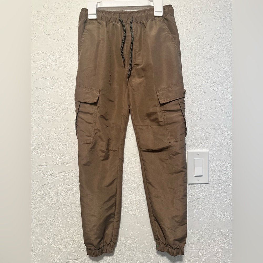 Boys Tan Jogger Pants